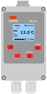 Controller for heaters TR-02